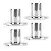 316 Stainless Steel Hand Rail Round Base 1 Inch, Fitting for Boats Yachts, Versatile Hand Rail Base 90 Degree with Easy Installation, Superior Durability Applicable view 1