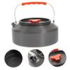 POPETPOP Portable Black Kettle Collapsible Camping Tea Kettle for Outdoor Use Large Capacity 1.6l Kitchen Stovetop Tea Pot Random view 4