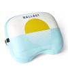 Ballast Beach Pillow  Comfy, Durable & Compact, Stays Put on Windy Beaches with Patented Sand Pouch, Inflatable Pillow for Beaches, Pools, Camping, Festivals and Travel (Golden Sunrise)