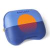 Ballast Beach Pillow  Comfy, Durable & Compact, Stays Put on Windy Beaches with Patented Sand Pouch, Inflatable Pillow for Beaches, Pools, Camping, Festivals and Travel (Blazing Sunset) view 1
