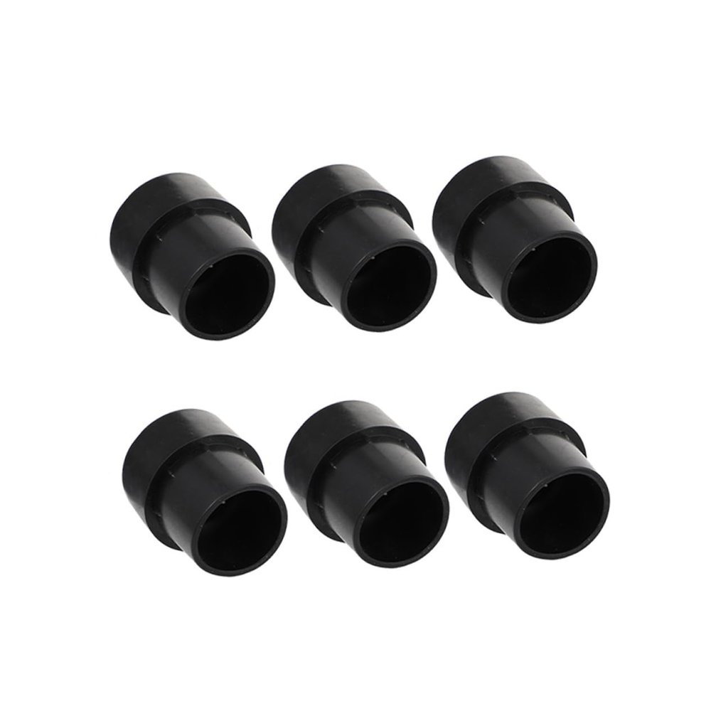 WHAMVOX Professional Trampoline Leg Covers 6pcs Black Latex Pads Mute and Anti-Slip for Trampoline Mat Replacement