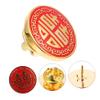1pc Gold Copper Brooch Design for Weddings Man Pin Elegant Accessory for Celebrations Festivals and Formal Events view 4