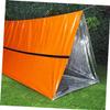 POPETPOP Outdoor Emergency Sleeping Bag for Adults Lightweight Pe Material Drawstring Hood for Hiking and Camping Activities Random Color view 4
