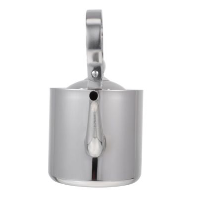 POPETPOP 1pc Camping Tea Kettle High Capacity Stainless Steel Water Kettle Non- Handle Design for Outdoor Cooking and Home Use Easy to Clean and Store