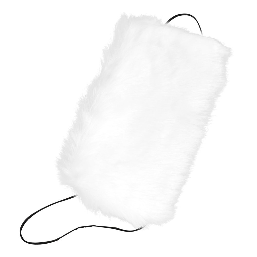 WHAMVOX Faux Fur Women Warm Hand Muffs White Boys and Girls Hand Muff for Winter