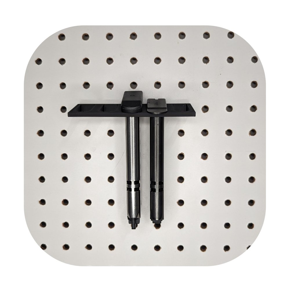Hammy3DPrints Mount for 1911 9mm/45 Mags - Pegboard/Metal Pegboard/Skadis/etc. | Magazine Holder Storage Rack (Squarelok)