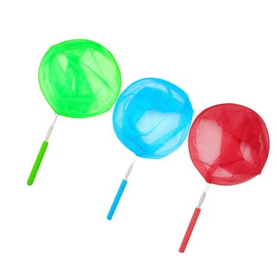 Abaodam 3pcs Telescopic Nets for Catching Bugs Extendable Fishing Nets for Outdoor Fun and Design Random Colors for Boys and Girls