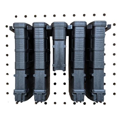Hammy3DPrints Mount for AR10 Pmag Mags - Pegboard/Metal Pegboard/Skadis/etc. | Magazine Holder Storage Rack (Skadis)