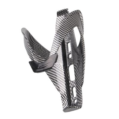 POPETPOP 3pcs Carbon Fiber Texture Bike Water Bottle Holder Lightweight Bottle Cages for Road and Mountain Easy to Install and Stylish Design Black