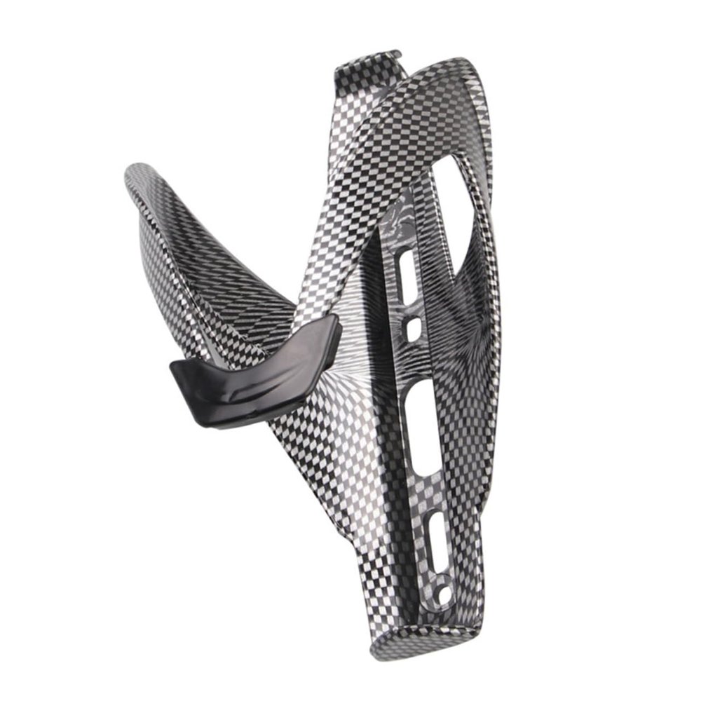POPETPOP 3pcs Carbon Fiber Texture Bike Water Bottle Holder Lightweight Bottle Cages for Road and Mountain Easy to Install and Stylish Design Black