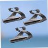 POPETPOP 3pcs Carbon Fiber Texture Bike Water Bottle Holder Lightweight Bottle Cages for Road and Mountain Easy to Install and Stylish Design Black view 3