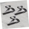 POPETPOP 3pcs Carbon Fiber Texture Bike Water Bottle Holder Lightweight Bottle Cages for Road and Mountain Easy to Install and Stylish Design Black view 4