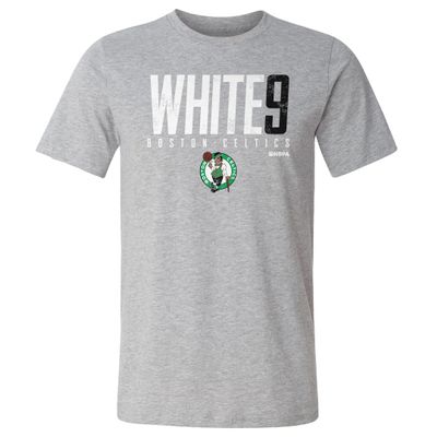500 LEVEL Derrick White Boston Celtics Shirt - Derrick White Boston Celtics Elite WHT (Heather Gray, Large)