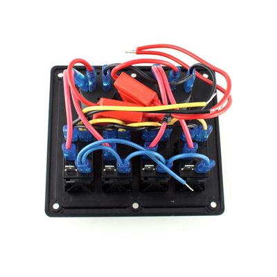 GLEAVI Switch Panel with Power Socket Marine Grade Blue Abs Plastic Easy to Install