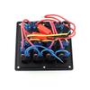 GLEAVI Switch Panel with Power Socket Marine Grade Blue Abs Plastic Easy to Install view 1