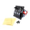 GLEAVI Switch Panel with Power Socket Marine Grade Blue Abs Plastic Easy to Install view 4