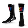 For Bare Feet NASCAR ZOOM Crew Sock Size Large view 1