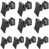 FOTN 10 Packs Matter Black Square Handle Push LocksCabinet Lock Drawer Cupboard Pull Open Handles Lift Latch for Caravans Boats Cupboard Furniture Hardware Reliable Cabinet Lock