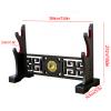 FOXSMZZ Sword Holder Velvet Padded Katana Stand Samurai Display Rack Support All Tanto Swords Weapon Display Stand (Bagua-2) view 2