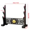 FOXSMZZ Sword Holder Velvet Padded Katana Stand Samurai Display Rack Support All Tanto Swords Weapon Display Stand (Dragon-3) view 2