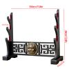 FOXSMZZ Sword Holder Velvet Padded Katana Stand Samurai Display Rack Support All Tanto Swords Weapon Display Stand (Kirin-3) view 2