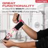 CROWN Anime Wrist Wraps 3 Pairs Bundle - 24" Lifting Straps for Men and Women - Gym Accessories Support Weightlifting, Powerlifting, Strength Training, Workout (Trinity A) view 4