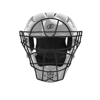 FORCE3 PRO GEAR Defender XS3 Catchers Helmet Gloss (Gray/Black, Large)