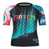 Raven Fightwear Women's The Candy BJJ Rash Guard Short Sleeve MMA Black Small view 2