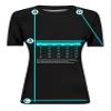 Raven Fightwear Women's The Candy BJJ Rash Guard Short Sleeve MMA Black Small view 4
