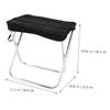 BESPORTBLE Strengthened Metal Frame Compact Design Portable Camping Chair Lightweight for Travel view 3