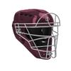FORCE3 PRO GEAR Defender XS3 Catchers Helmet Gloss (Maroon/Silver, Large) view 2
