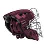 FORCE3 PRO GEAR Defender XS3 Catchers Helmet Gloss (Maroon/Silver, Large) view 3