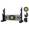 FOXSMZZ Sword Holder Velvet Padded Katana Stand Samurai Display Rack Support All Tanto Swords Weapon Display Stand (Dragon-2) view 3