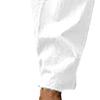JEsilunmaMY Men's Cotton Linen Drawstring Jogger Pants Elastic Waist Lightweight Casual Pants Loose Summer Beach Yoga Pants (White,Medium) view 4