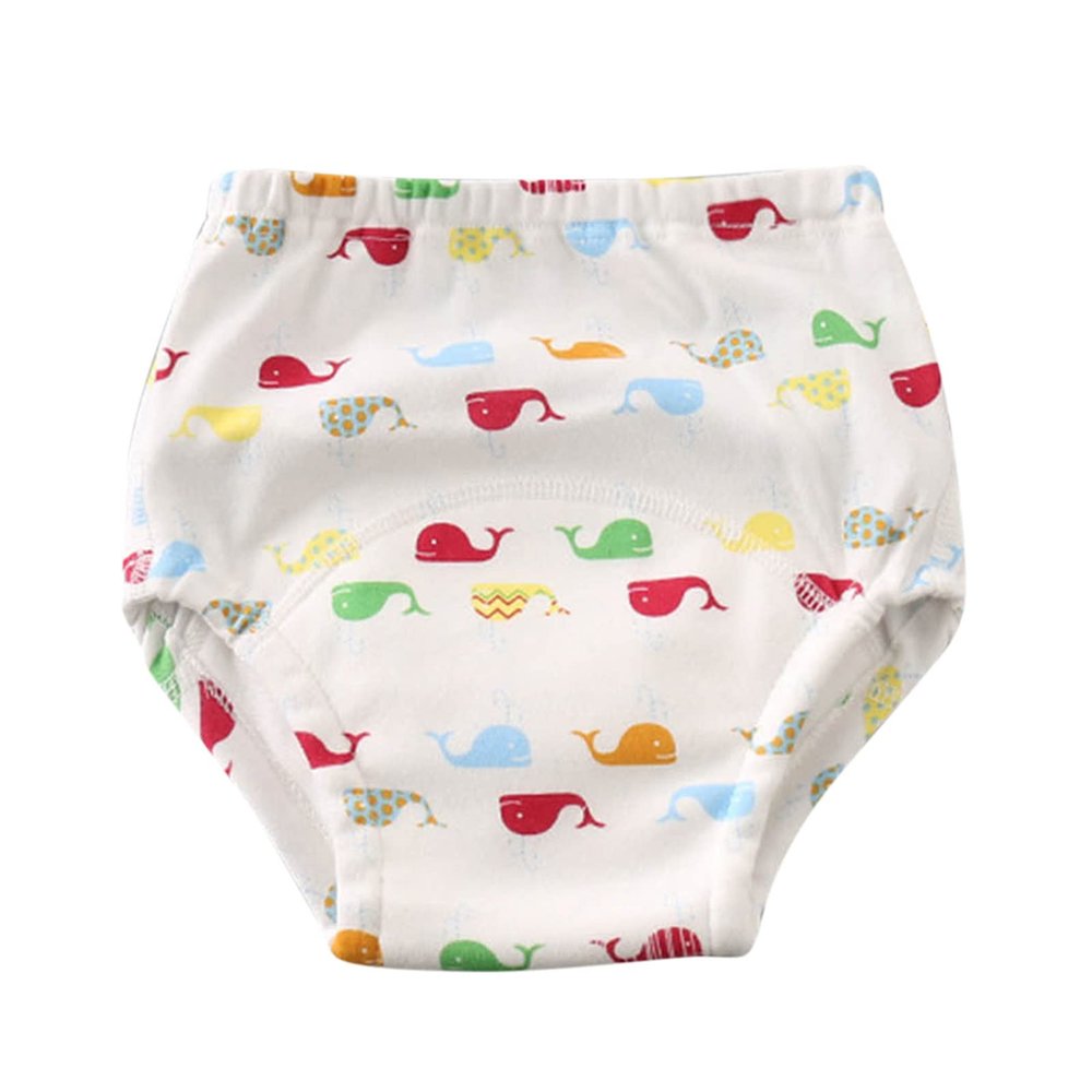 NineFit Basics Newborn Unisex Cotton Reusable Underwear Infant Boys Girls Breathable iapers Absorbent Swim iaper (I, 6 Months)