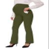 VIMPEP Flare Maternity Yoga Dress Pants Over The Belly Pregnancy Buttery Soft Bootcut Leggings with Pockets for Work Casual C201 31 Army Green S view 1