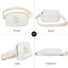Birthday Gifts Christmas Personalized Gift for 4 5 6 7 8 9 10 11 12 13 14 Year old Girls Teen Sister Kid Initial Letter Fanny Pack Trendy Stuff Crossbody Bag White Letter R view 2