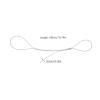 INOOMP Basketball Net Replacement Outdoor String for Basketball Hoops Basketball Net Rope Basketball Hoop Net view 3