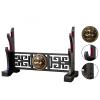 FOXSMZZ Sword Holder Velvet Padded Katana Stand Samurai Display Rack Support All Tanto Swords Weapon Display Stand (Kirin-2) view 3
