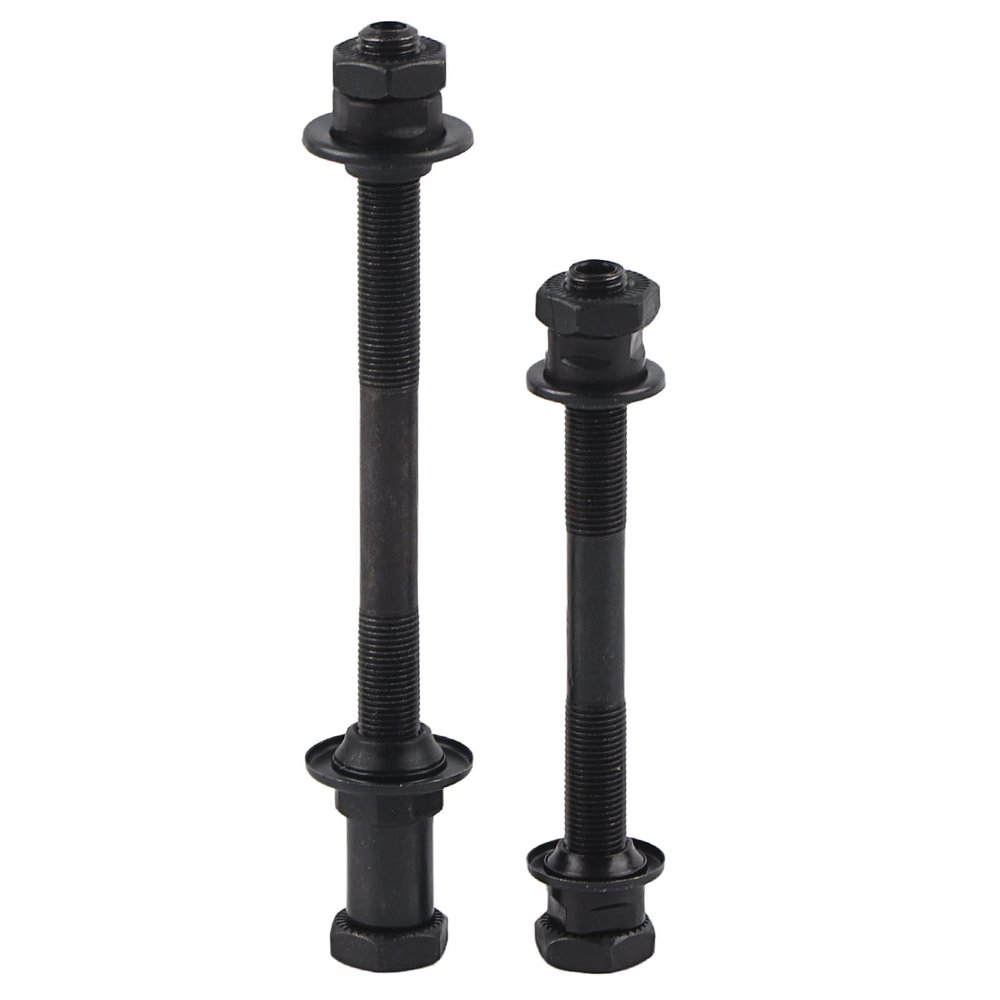 1 Pair Axle, Mountain Hollow Hub Shaft Front and Rear Axle Kit Steel Front and Rear Axles Hub for Mountain