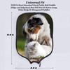AJIOCIEU Custom Padded Pickleballs Paddles Cover, Personalized Design with Image Text Logo Neoprene Paddles Case Rackets Cover, Fits Most Paddles, 8.5x11.5 inches, Light Gray view 2
