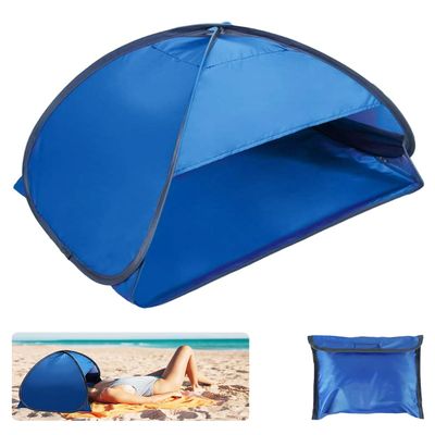 MOXTOYU Mini Pop Up Beach Sun Tent, Portable Instant Shade Canopy for Pet and Family, Lightweight Sun Shelter for Beach Sun Face Head Shade Protection
