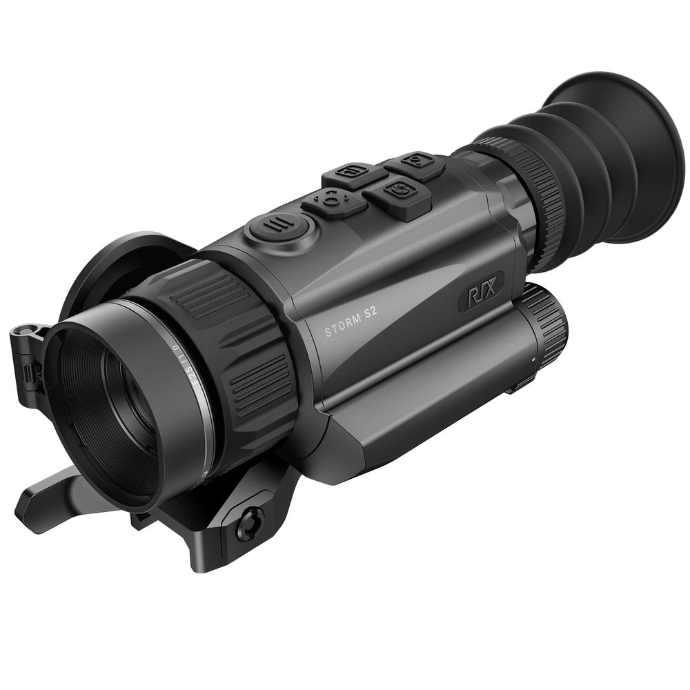 RIX Storm-S2 12um 256 Thermal Scope 25mm Thermal Imaging RifleScope, 50Hz Refresh Rate, Thermal Scope with 1422 Yards Detection Range and 3.5X Base Magnification, 0.9lb