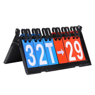 UNbit Scorekeeper Multi Sports Tennis Scoreboards Pingpong Tabletop Scoreboard Flip for Team Football Basketball Baseball Competition Scoreboards