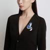WCB1FPu Brooch Ladies Brooch Craft Brooch Retro Simple Fox Brooch Sweater Alloy Cardigan Accessories Rhinestone Pin (C) view 2
