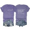 Bwnilimeizn Kindness T Shirt for Women Summer Be Kind Graphic Tees Casual Funny Sayings Letter Printed Cute Shirts Tops(Available in Plus Size)-M Purple view 1