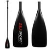 Z&J SPORT 3-Piece SUP Paddle 172-220cm Adjustable, Full Carbon Racing Stand-up Paddle (HL: 16.8cm*47cm, 90.7sq. in) view 1