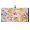 Flower Golf Towel 16"x24" Microfiber Glof Towels for Golf Bag, Waffle Pattern Golf Club Cleaning Towel with Carabiner Clip Golf Gift for Women & Men, Spring Oil Painting Daisy Colorful Flowers view 1