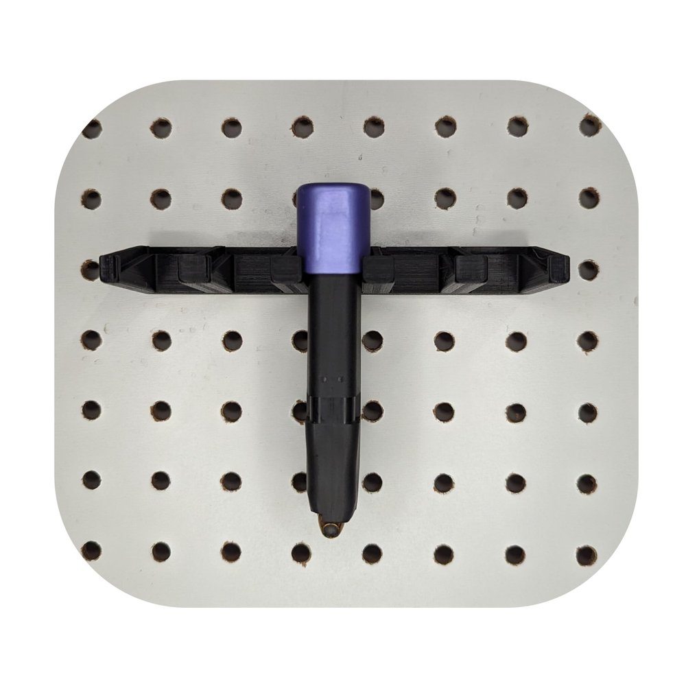 Hammy3DPrints Mount for Glock 43 Mags - Pegboard/Metal Pegboard/Skadis/etc. | Magazine Holder Storage Rack (Squarelok)