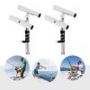 RIAHNEAH 2pcs Double-Head Fishing Rod Holders, Stainless Steel Fishing Dual Rod Holder, Double Angle Adjustable Rod Holder, Five Link Rod Holders Multi-Angle Adjustment Yacht Accessories view 4